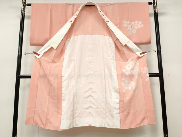 平和屋着物●長襦袢 無双仕立て 辻が花 絞り 半衿刺繍 正絹 逸品 CABD0276ut