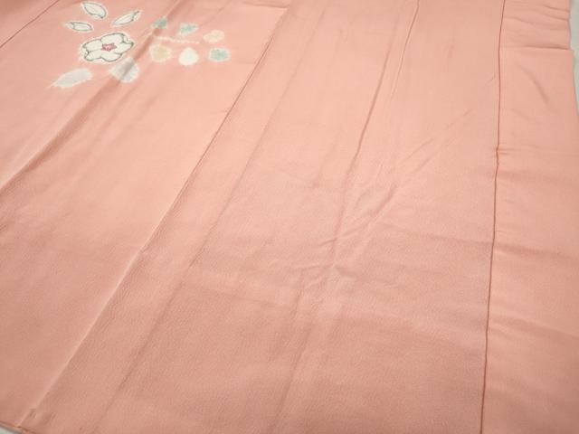平和屋着物●長襦袢 無双仕立て 辻が花 絞り 半衿刺繍 正絹 逸品 CABD0276ut