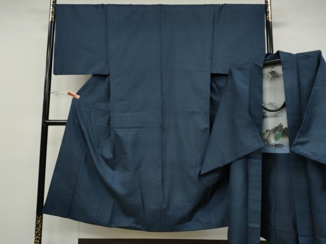 平和屋着物●男性 本場大島紬 アンサンブル 100亀甲 総詰め 正絹 逸品 CABD0293ut