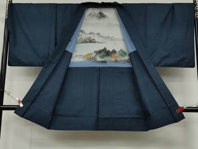平和屋着物●男性 本場大島紬 アンサンブル 100亀甲 総詰め 正絹 逸品 CABD0293ut