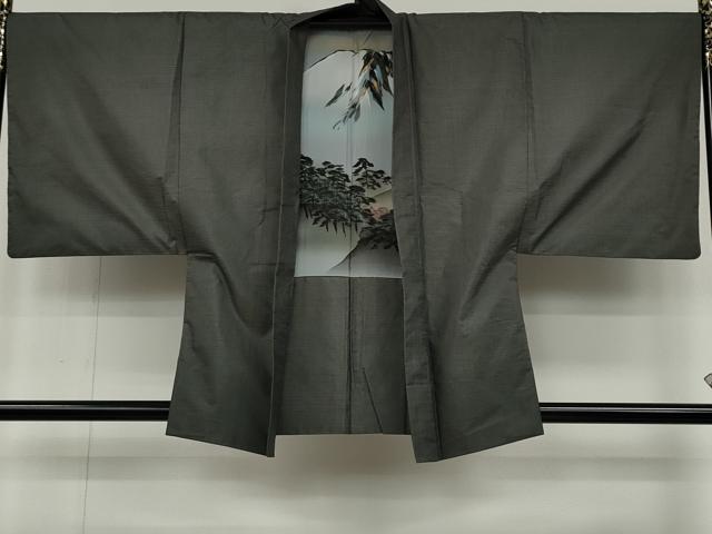 平和屋着物●男性 本場大島紬 アンサンブル 160亀甲 総詰め 正絹 逸品 CABD0294ut