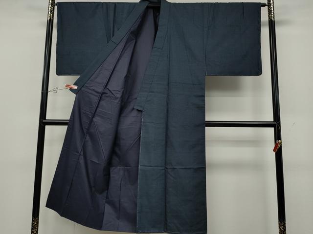 平和屋着物●男性 本場大島紬 アンサンブル 100亀甲 総詰め 正絹 逸品 未使用 CABD0296ut