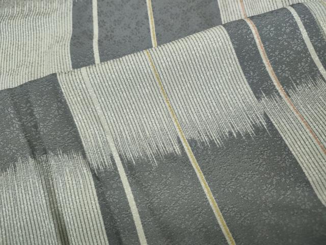 平和屋着物●長襦袢 無双仕立て 変わり市松 正絹 逸品 CABD0316ut