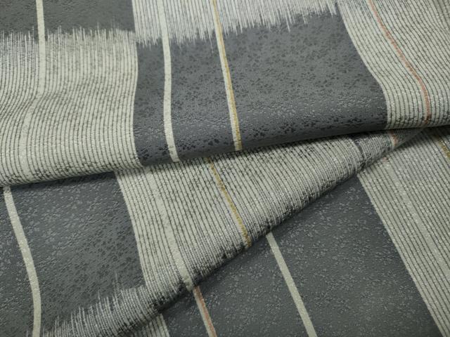 平和屋着物●長襦袢 無双仕立て 変わり市松 正絹 逸品 CABD0316ut
