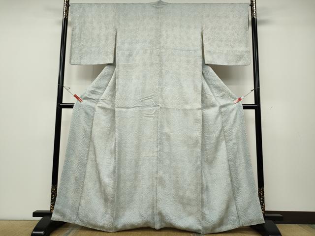 平和屋着物●名門 藤娘きぬたや・総絞り 杢目絞り 小紋 ますいわ屋扱い 正絹 逸品 CABD0378ut