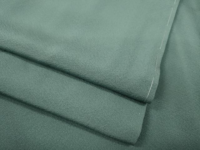 平和屋着物●上質な色無地 湊鼠色 正絹 逸品 未使用 CABD0399ut
