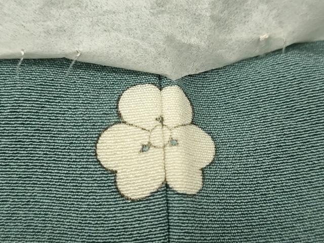 平和屋着物●上質な色無地 湊鼠色 正絹 逸品 未使用 CABD0399ut