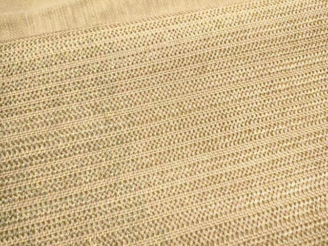 平和屋着物●ひなや工房 くむ・あむ・おる 伊豆蔵明彦 太鼓柄袋帯 霞文 金糸 正絹 逸品 CABD0526hy