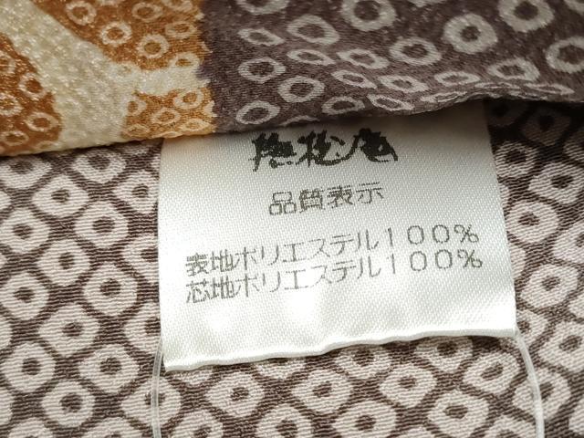 平和屋着物●撫松庵 全通柄 京袋帯 草花文 紙タグ付き 未使用 CABD0545hy