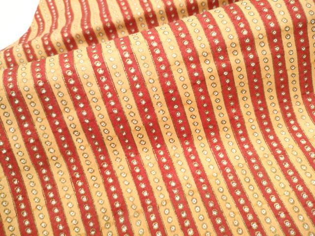 平和屋着物●全通柄 九寸名古屋帯 間道 綿 逸品 CABD0561hy