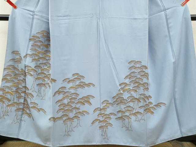 平和屋着物■豪華色留袖 刺繍 枝松文 金彩 正絹 逸品 CABD1001ze
