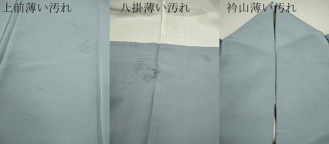 平和屋着物■中国三大刺繍 総相良刺繍 無地絵羽訪問着 草花文 秘色色 正絹 逸品 CABD1163ze