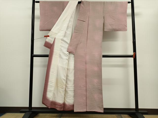 平和屋着物■上質な小紋 吉祥文 暈し染め 正絹 逸品 CABD1165ze