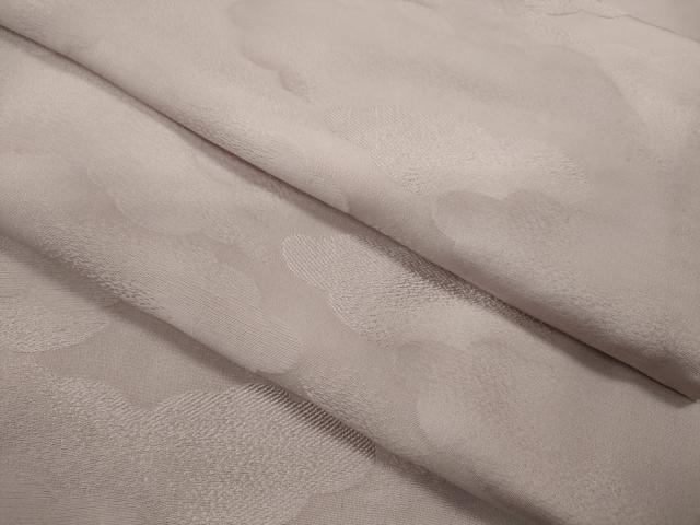 平和屋着物▼上質な色無地 雲取り地紋 薄桜色 正絹 逸品 CABD1200ze