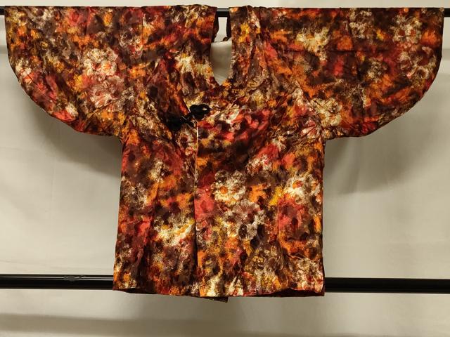 平和屋着物#和装コート 霞花文 暈し染め 正絹 逸品 CABD1354in