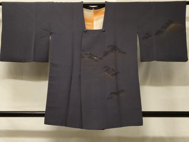 平和屋着物#道行コート 刺繍 遠山枝松文 暈し染め 金彩 正絹 逸品 CABD1427in