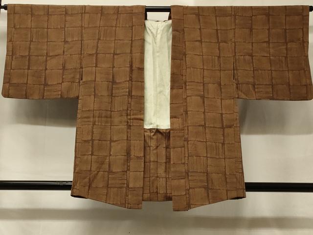 平和屋着物#羽織 格子柄 正絹 逸品 CABD1491in