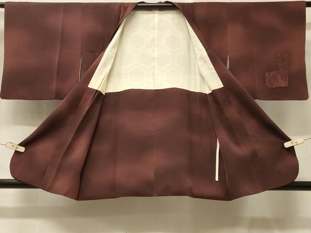 平和屋着物#道行コート 刺繍 花鳥文 暈し染め 正絹 逸品 CABD1525in
