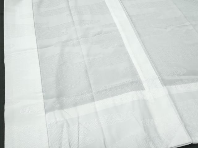 平和屋着物■長襦袢 無双仕立て 吉祥地紋 正絹 逸品 CABD1831fb