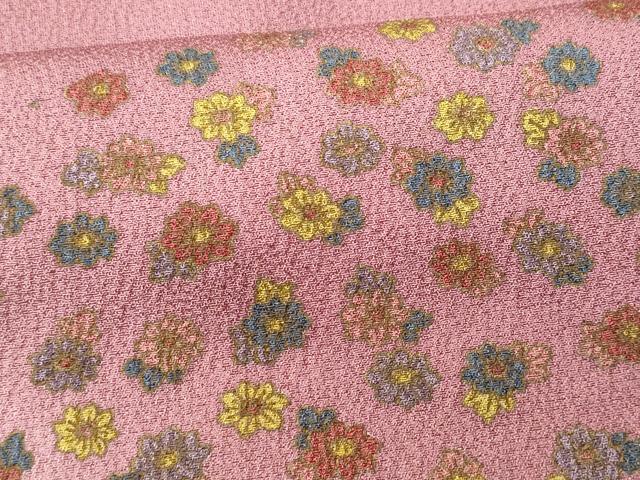 平和屋着物■訪問着 草花文 暈し染め 正絹 逸品 CABD1836fb