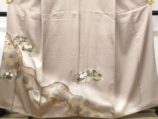 平和屋着物■豪華色留袖 道長地紙花文 暈し染め 正絹 逸品 CABD1862fb