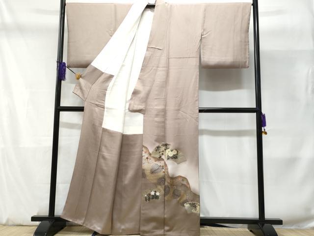 平和屋着物■豪華色留袖 道長地紙花文 暈し染め 正絹 逸品 CABD1862fb