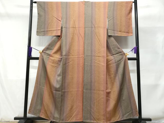 平和屋着物■上質な小紋 花間道 正絹 逸品 未使用 CABD1868fb