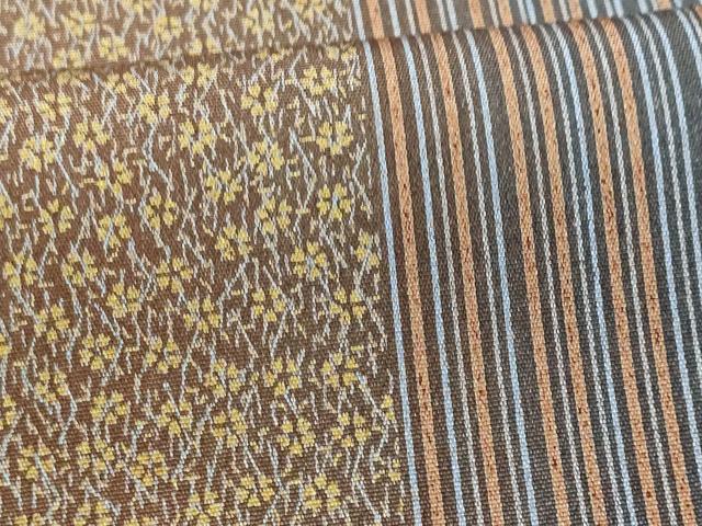 平和屋着物■上質な小紋 花間道 正絹 逸品 未使用 CABD1868fb