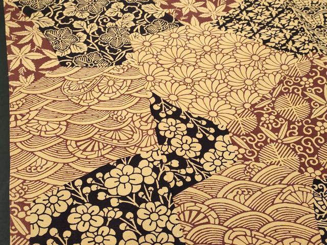 平和屋着物■上質な小紋 切嵌花文 正絹 逸品 未使用 CABD1885fb