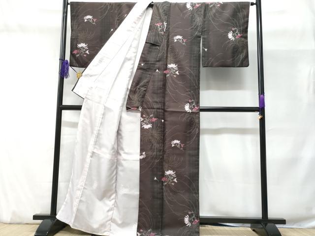 平和屋着物■小紋 裏菊 洗える着物 CABD1916fb