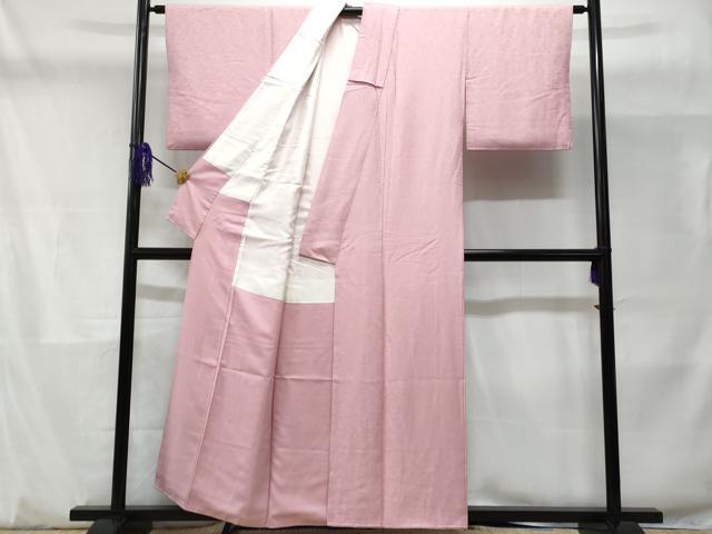 平和屋着物■上質な色無地 菊唐草地紋 虹色 正絹 逸品 CABD1919fb