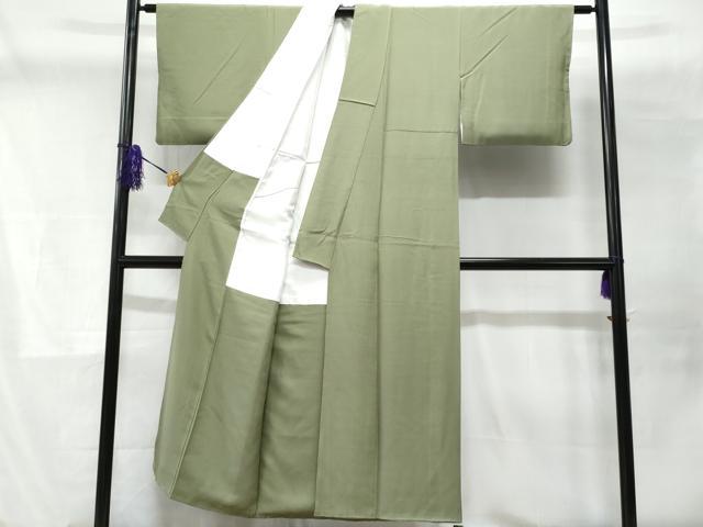 平和屋着物■上質な色無地 深川鼠色 正絹 逸品 CABD1948fb