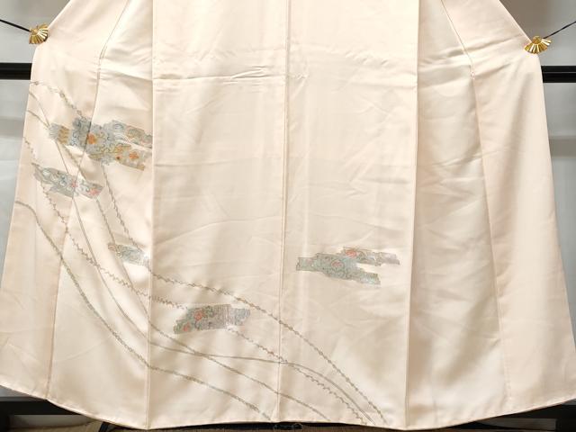平和屋着物■訪問着 更紗花文 金銀彩 正絹 逸品 CABD1954fb
