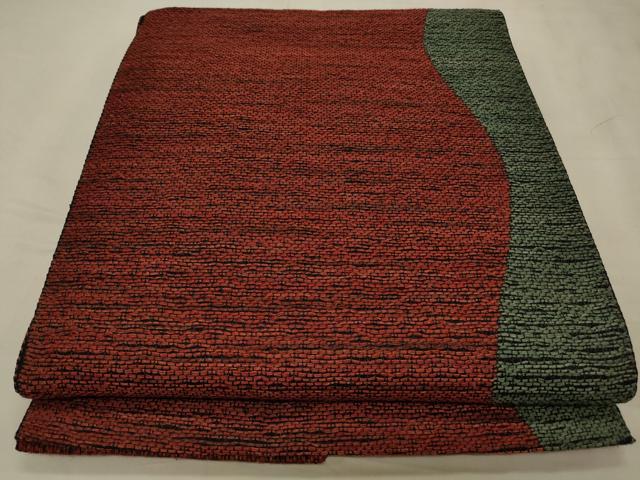 平和屋着物◎全通柄八寸名古屋帯 抽象文様 正絹 逸品 CABD2143qe