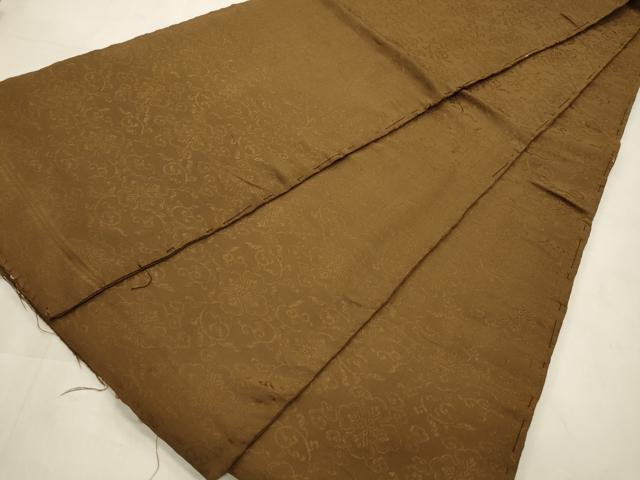 平和屋着物◎両面 全通柄袋帯 花唐草文 正絹 逸品 CABD2201qe