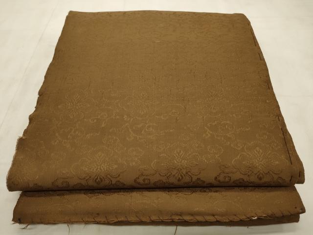 平和屋着物◎両面 全通柄袋帯 花唐草文 正絹 逸品 CABD2201qe
