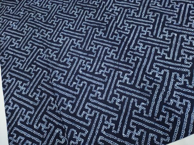 平和屋着物∴夏物 男性 浴衣 有松鳴海絞り 秋名バラ柄 綿 逸品 CABD2519ng