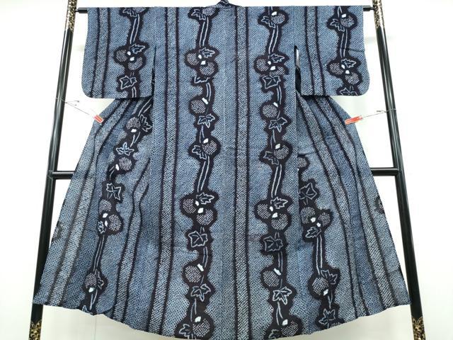 平和屋着物∴夏物 浴衣 有松鳴海絞り 成り物 間道 綿 逸品 CABD2613ng