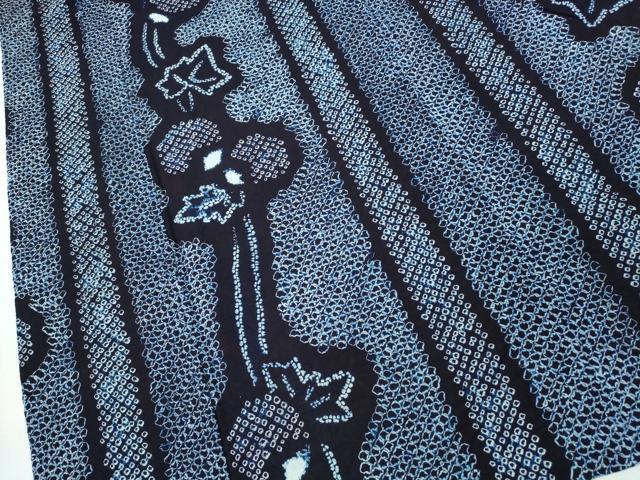 平和屋着物∴夏物 浴衣 有松鳴海絞り 成り物 間道 綿 逸品 CABD2613ng