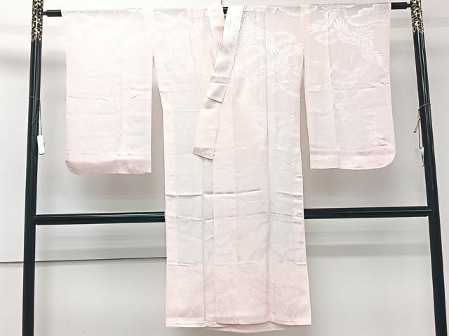 平和屋着物■長襦袢 単衣 雲取り鶴文 暈し染め 洗える着物 CABD2821xi