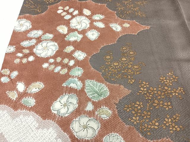 平和屋着物■訪問着 絞り 辻が花 正絹 逸品 CABD2846xi