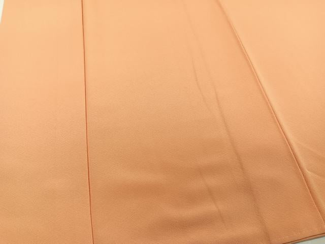 平和屋着物■上質な色無地 黄丹色 正絹 逸品 CABD2878xi