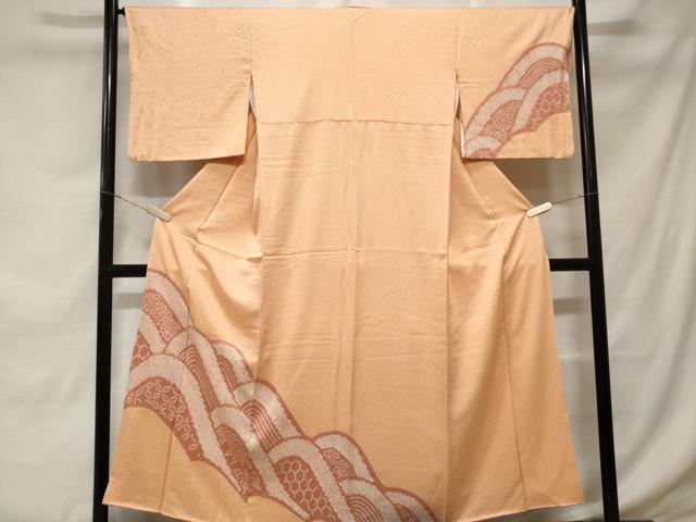 平和屋着物■訪問着 絞り 吉祥文 正絹 逸品 CABD3239ev