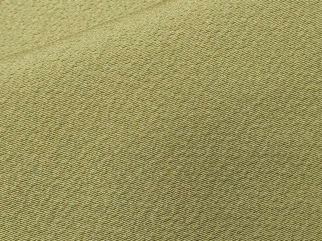 平和屋着物■上質な色無地 抹茶色 正絹 逸品 CABD3369ev