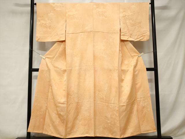 平和屋着物■上質な小紋 霞文 枝花地紋 暈し染め 正絹 逸品 CABD3425ev