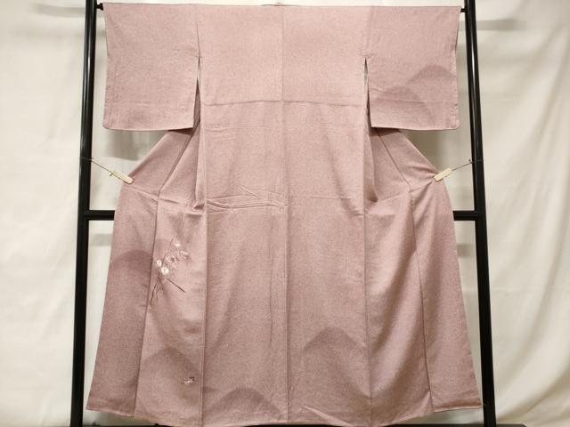 平和屋着物■訪問着 刺繍 遠山枝花文 暈し染め 正絹 逸品 CABD3459ev