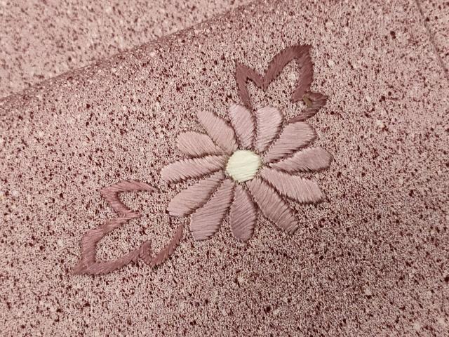 平和屋着物■訪問着 刺繍 遠山枝花文 暈し染め 正絹 逸品 CABD3459ev