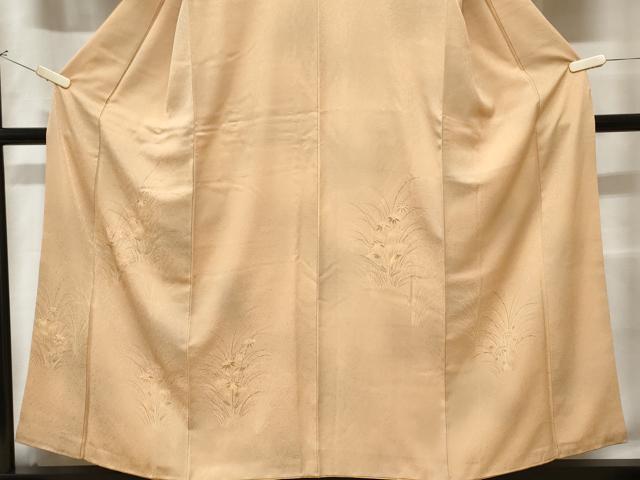 平和屋着物■訪問着 刺繍 草花文 暈し染め 正絹 逸品 CABD3558ev
