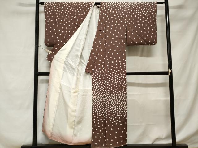 平和屋着物■訪問着 総絞り 霰 正絹 逸品 CABD3568ev