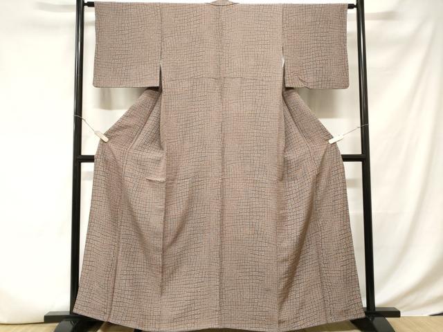 平和屋着物■上質な小紋 花尽くし文 正絹 逸品 CABD3658ev